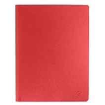 웍스 가죽수첩 커버 플래너+속지 돌체A 레드-맥시, 없음