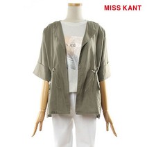 미스칸트 노카라 스트링 린넨 자켓 KNJKM504