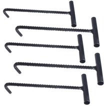 지렛대 맨홀빠루 맨홀뚜껑 개폐기 쇠갈고리 지렛대, 길이 60cm  두께 10mm
