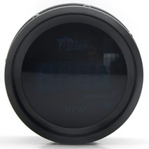 2"52MM 범용 타코미터 RPM 자동차 게이지 미터 파란색 LED 0-10000 4 6 8 실린더, 한개옵션0
