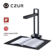 북스캐너 북스캔 CZUR CZUR Aura Pro OCR 스캔 A3, Dark Gray-UK