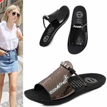 까미에뮤즈 kami et muse 큐빅 포인트 에나멜 슬리퍼 KM22s066 1