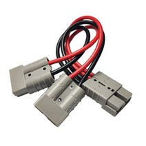 10AWG 커넥터 케이블 50A 여성 플러그 SAE 전원 태양 전지판 배터리 충전 용 전력