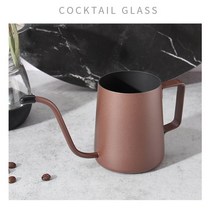 핸드드립 주전자 커피 포트 캠핑 가정용 스테인리스 250ml D1, ONE SIZE, 250ML 브라운