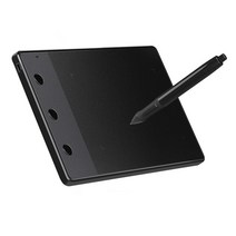 드로잉패드 Huion H420X 그래픽 태블릿 디지털 드로잉 펜 서명 패드 지원 안드로이드 OS 8192 레벨 C 타입 인터페이스 300PPS 리포트율, [01] Black, 한개옵션1
