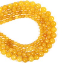 [목화상회] 황마노 원석재료 6 8 10mm, 6mm(약62개),