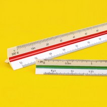 도면용 제도용 삼각스케일자 15cm 30cm 건축사시험준비물 제도기, 제품선택, 30cm - 고배율
