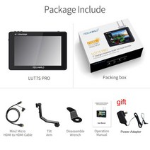 FEELWORLD LUT7S PRO 터치 스크린 DSLR 카메라 필드 모니터 2200nits 7 인치 3G SDI 4K 울트라 브라이, 01 LUT7SPRO