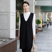 엄마옷 모슬린 베스트 원피스 OP209030마담 미시옷 50대 중년여성의류 60대 엄마옷 빅사이즈 할머니옷 여성옷