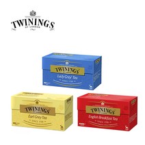 cha (트와이닝) 레이디 그레이 홍차 25티백 Lady Grey Twinings, 티백, 25개입