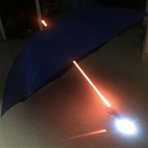 [펀카] 스타워즈 광선검 LED 우산, 레드와인