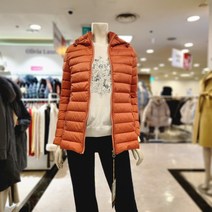 올리비아로렌 슬림 경량 숏덕다운 VVBKDWW9321OR