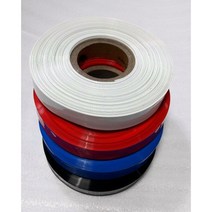 PVC수축필름 열수축튜브 18650배터리 부스바(50mm) 10M기본, 노랑