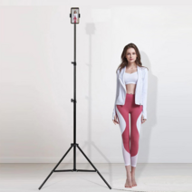 간이 스튜디오 브이로그 유튜버 유튜브 가벼운 높은 긴 삼각대 거치대, 01_삼각대 1 set