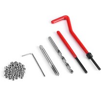 스레드 수리 키트 자동 수리용 m6 메트릭 코일(m6) helicoil(30개 팩) (m6) 30피스 m6 인서트 호환 수공구 세트 m5m6m8