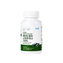애터미 애터미 퓨어 엽록소 스피룰리나 스피리루나 스피루리나 100% 항산화 항산화제 피부건강 에터미 아토미 건강기능식품 식약처 인증 인정 영양제, 1통