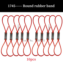 화물 탄력 바 10pcs 고 slingshot 고무 밴드 액세서리 서리 방지 및 방폭 내부, 임의 색상 5