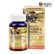 오리진 멀티비타민 앤 미네랄 포맨 / 1 450mg x 90정(3개월분), 상세페이지 참조, 상세페이지 참조