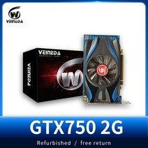 그래픽카드 gtx 750 2gb 128bit gddr5 비디오 gtx750 dvi vga 보다 강력한 hd6450 2gb650 리퍼브, 없음