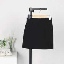 퍼니걸스 6064 데일리 뒷밴딩 무지 A라인 미니 스커트 여성의류