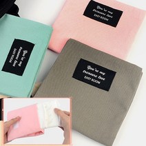 생리대파우치 여성용품 휴대용 주머니 다용도 면가방