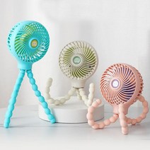 유모차선풍기 다용도 휴대용선풍기 탁상용 문어발선풍기 손선풍기 충전식선풍기 차량용선풍기, 온라인판매 23900원이상 설정 동의합니다_민트