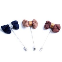 [BellosMarket][무료배송] 니트리본 부토니에 핀 1P