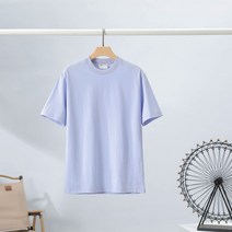 DFMEI 순면 투사 반팔 티셔츠 남 순색 루즈핏입니다