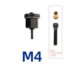 스틸리벳 접시머리 둥근머리 리벳 너트 건 드릴 어댑터 툴 팅 수동 나사 식 핸드 리베 터 인서트 금속 라이센스 플레이트 전기, M4