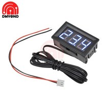 온도 센서 모듈 미터 감지기 프로브 DC 5-12V 0.56 온도계 LED 디지털 테스터 패널 게이지-50-110 C 330256, blue