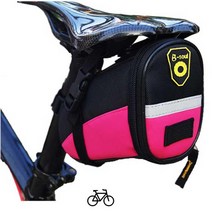 B-SOUL 자전거 프레임 가방 삼각 자전거 가방 자전거 프레임 안장 가방 짐받이 가방 3종, 안장가방ㅡ레드