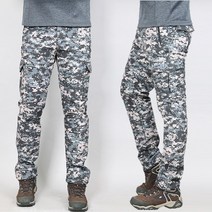 가우리 겨울 밀리터리 카고바지 (기모)FIR 2245 카모 클라이밍 아웃도어 등산바지 방한바지 작업복