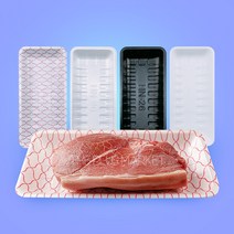 PSP 트레이 26호 1000개 정육점 고기포장 농수산 반찬 스티로폼 접시 용기, 백색 1000개