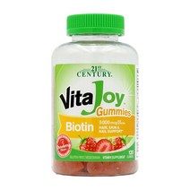 21세기 센트리 비타조이 구미 비오틴 5000 mcg 딸기 맛 120, 1개, 120개