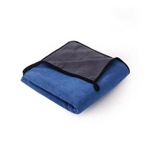 펫드라이룸 애완 동물 수건 개 목욕 가운 부드러운 섬유 빠른 건조 흡수성 고양이 편리한 청소 액세서리, 파란+S - 40x60cm