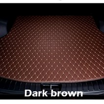 자동차 트렁크 매트 카고 라이너 인테리어 액세서리 커버 포드 익스플로러 2011, 06 Dark brown