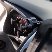 더뉴말리부 전용 핸드폰 스마트폰 거치대 홀더 받침대, 실버, 1개