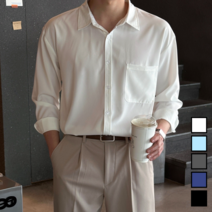 이브컴퍼니 남성용 링클프리 베이직 셔츠 (6112-1)