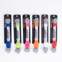 니즈더펫 강아지 커스텀 LED 밴드 외출 산책, 선택:분홍