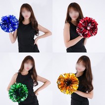 UAL395890치어리더응원수술(투톤) 응원 체육대회 운동회 응원도구 응원용품 폼폼, 블루