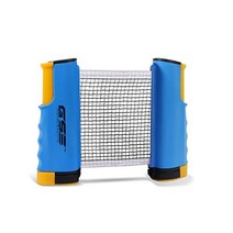 GSE Games & Sports Expert 조절식 접이식 탁구 네트 세트 포스트 전문, Blue Net