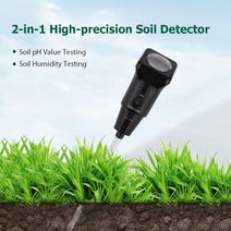 전문Greenhouse Agricultural Soil Monitoring Test 2-in-1 High-precision Detector pH Value Hygrometer, 한개옵션0