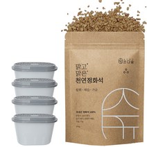 온다숲 반영구 천연 제습제 정화석500g+용기 4개