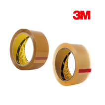 3M 박스테이프 372ks 48m/mx40m (투명 황색) opp, 황색, 2개