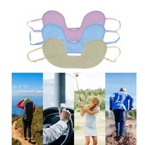 나스카 골프 볼마스크 자외선차단 U자형 메시안감 통풍 얼굴 햇빛가리개, 스카이