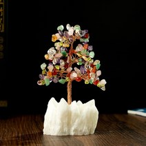 천연황수정 자정분정 레드마노 부자가수 미니백수정 클러스터 점포 진열품, 천연 칠색 크리스털 믹스