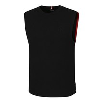 레노마골프 남성 울 라운드 니트 베스트 조끼 RMSVK3252-199 K3252