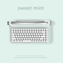 빈티지 블루투스 무선 태블릿 외장 키보드 휴대폰 범용, 단일옵션, 무, 새로운 B305 민트 그린