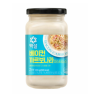 백설 베이컨까르보나라 파스타소스 355g, 4개