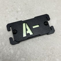 혈액 그룹 4 유형 전술 Molle 야광운 마크 야외 도구 플라스틱 Molle 액세서리 배낭 기어 호환 EDC AliExpress, A-